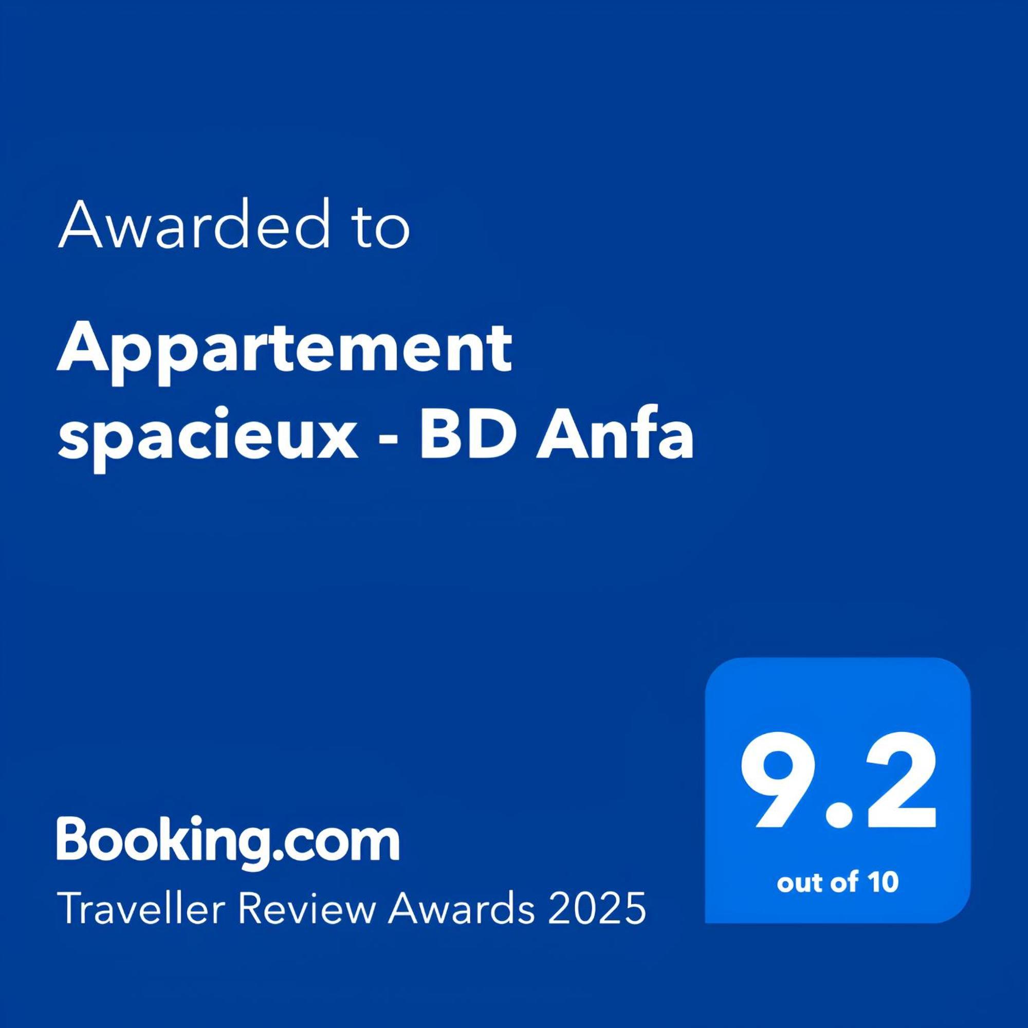 Appartement Spacieux - Bd Anfa Casa Blanca Exterior foto